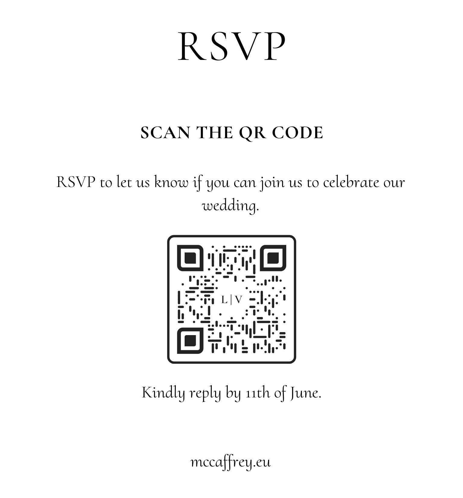 RSVP Card - Front